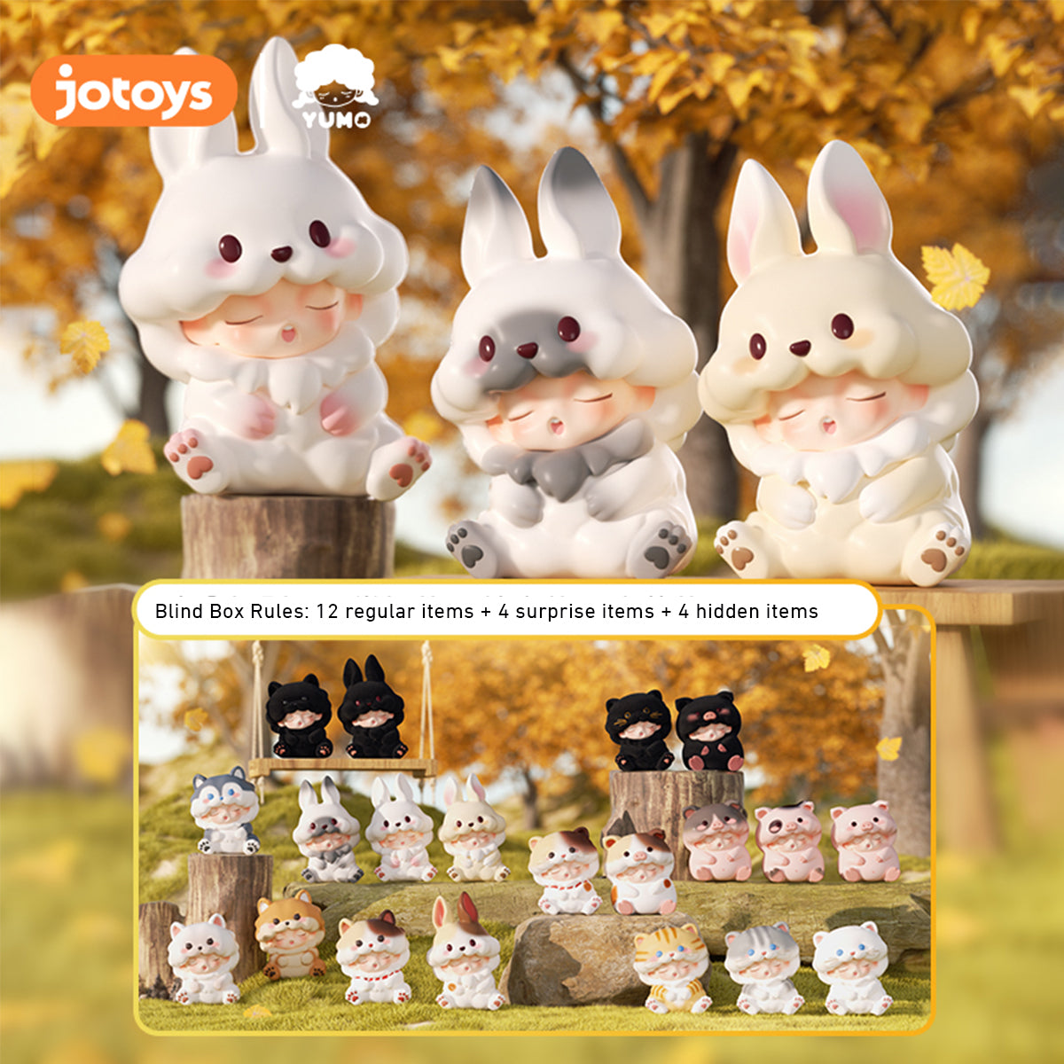 JOTOYS YUMO Stay with You Series Set Blind Box Figure