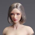 Escultura de cabeza femenina asiática con ojos móviles de YMTOYS - Lianxiang para figuras de acción