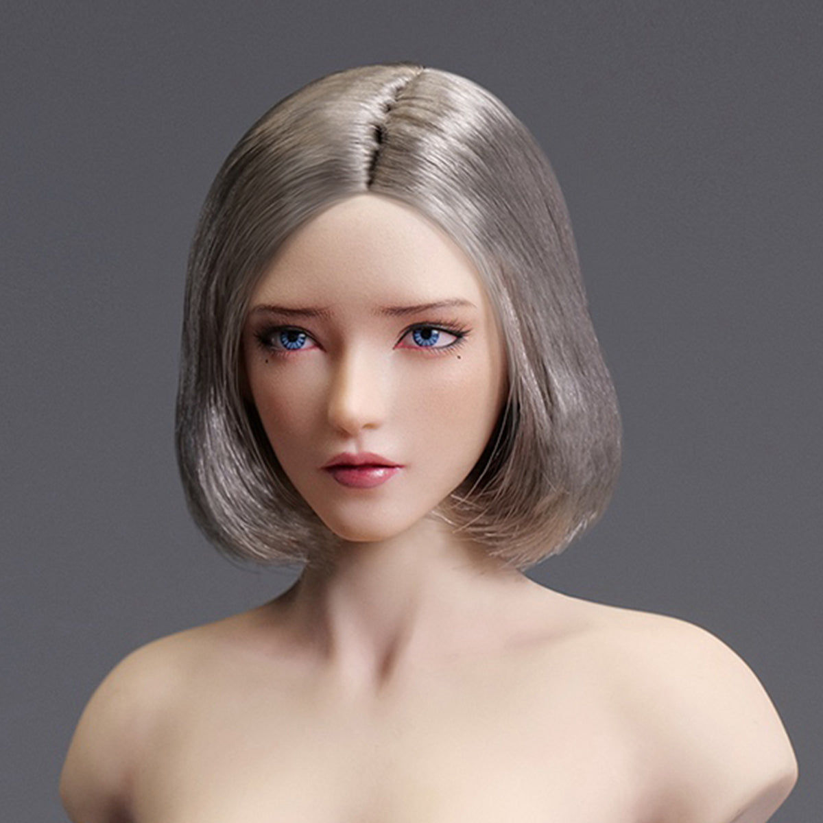 Escultura de cabeza femenina asiática con ojos móviles de YMTOYS - Lianxiang para figuras de acción