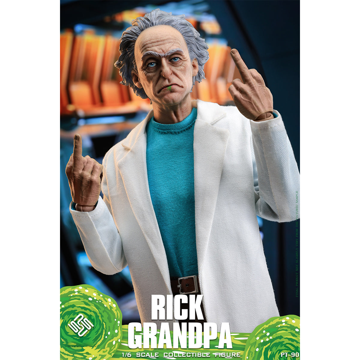 PRESENT TOYS Rick Grandpa Action Figures