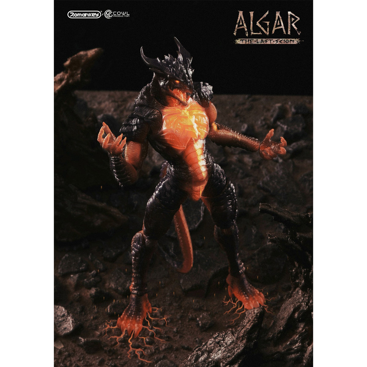 Romankey X COWL The Last Scion Algar The First Receiver Action Figure