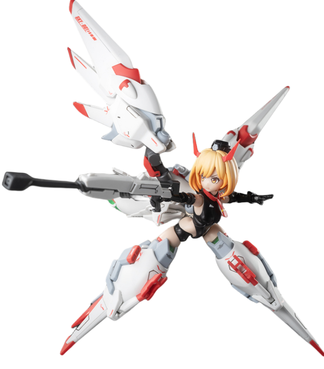 HEMOXIAN Full-Time Jijia Kelly Janet Mecha Girl Assembly Model Kits