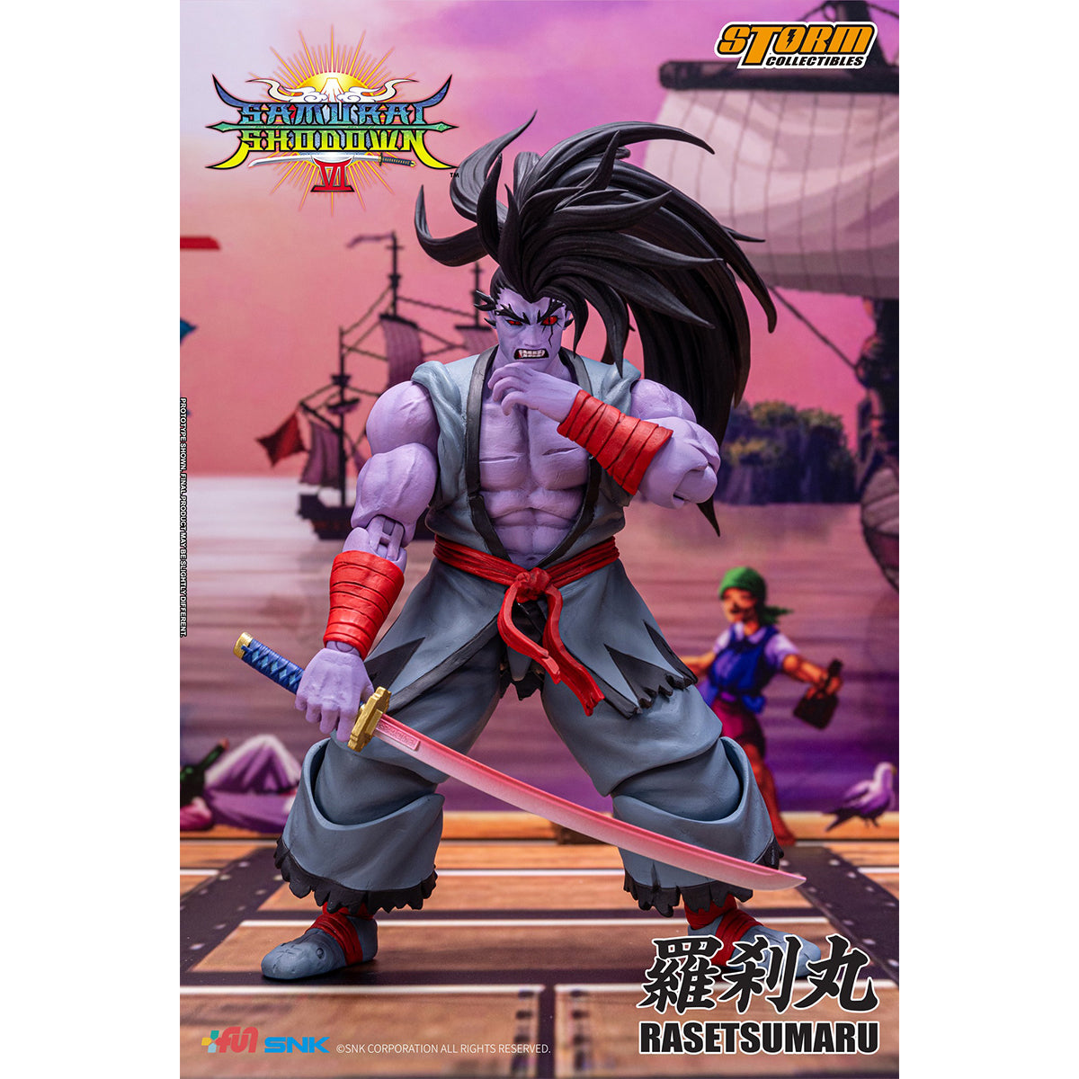 Storm Toys Rasetsumaru アクションフィギュア SNSS03 Storm Toys SNSS03 Rasetsumaru Samurai Shodown VI 1/12 Action
