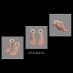 VSTOYS Female Foot Model White Color for Action Figures