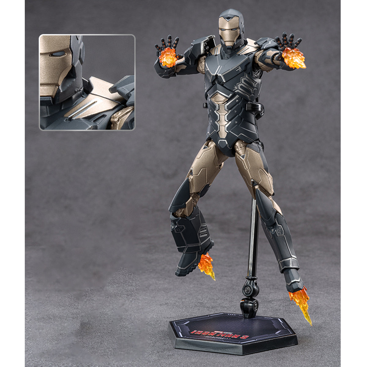 ZD Toys Iron Man Non-Light-Up Edition 1/10 Scale Action Figure