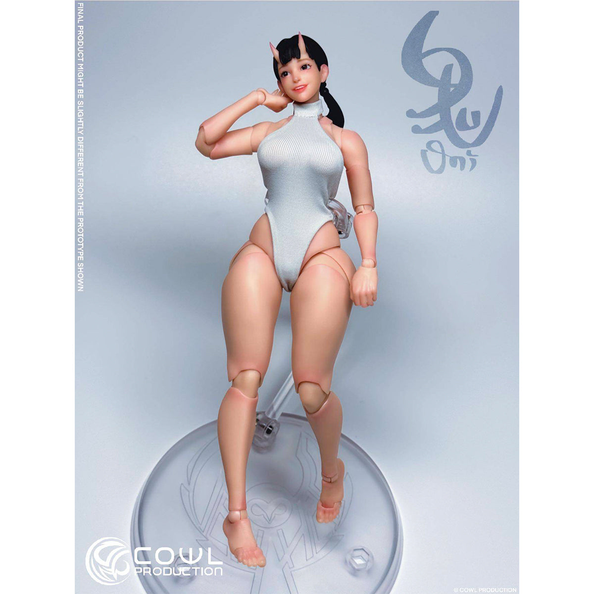 COWL PRODUCTION Ghost Non-makeup Female CP00 Articulated Joints 1/12 Scale Action Figure Body