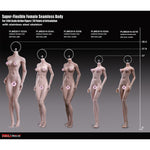 TBLeague Female Seamless Slim Type Medium Bust Headless Detachable Feet 1/6 Scale Action Figure Body