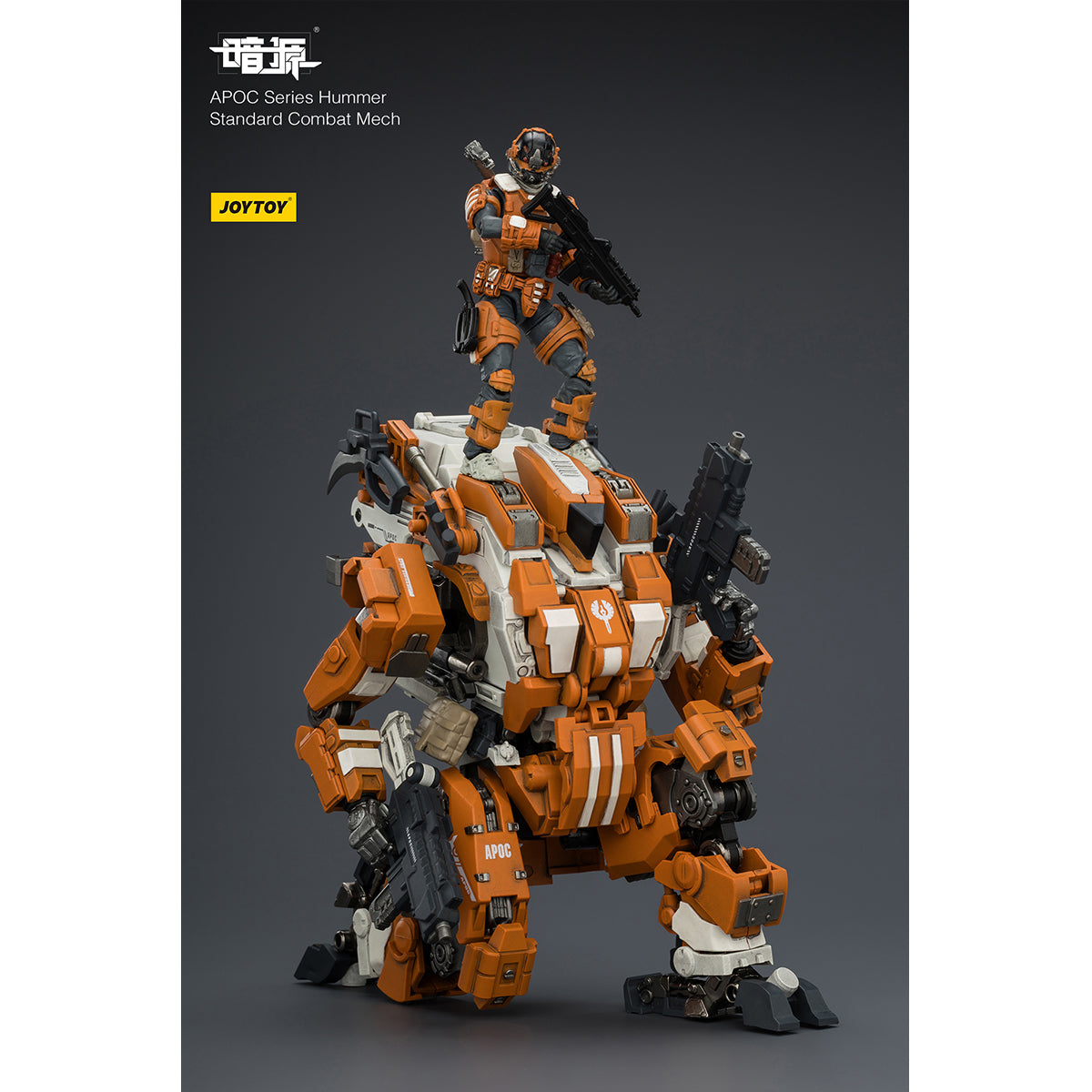JOYTOY APOC Series Hummer Standard Combat Mech + Steel Ride Corps Engineer Chris 1/12 Scale Action Figure