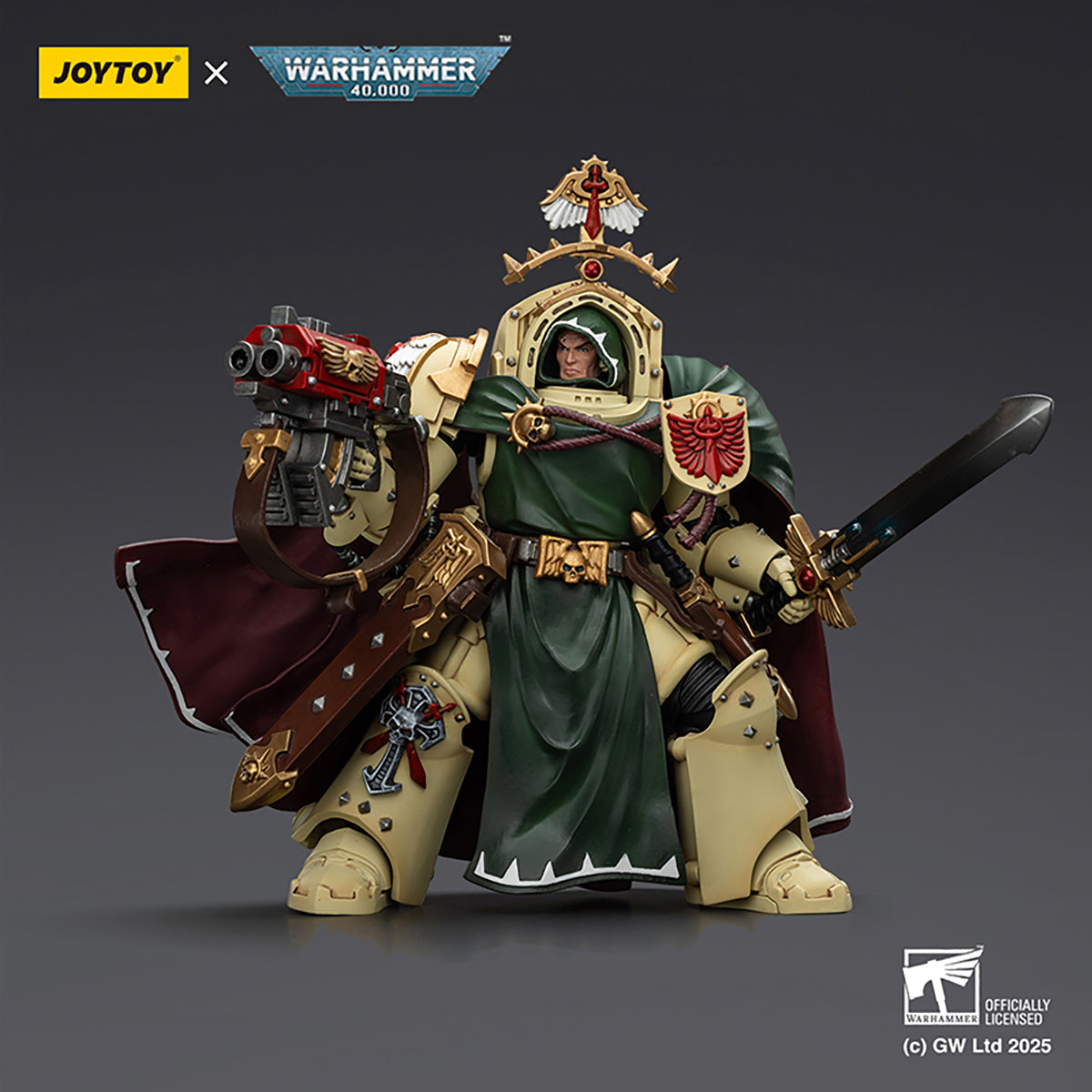 (Only Shipped to the US) JOYTOY Dark Angels Belial Grand Master of The Deathwing With the Sword of Silence and Storm Bolter JT02304 1/18 Scale Action Figure