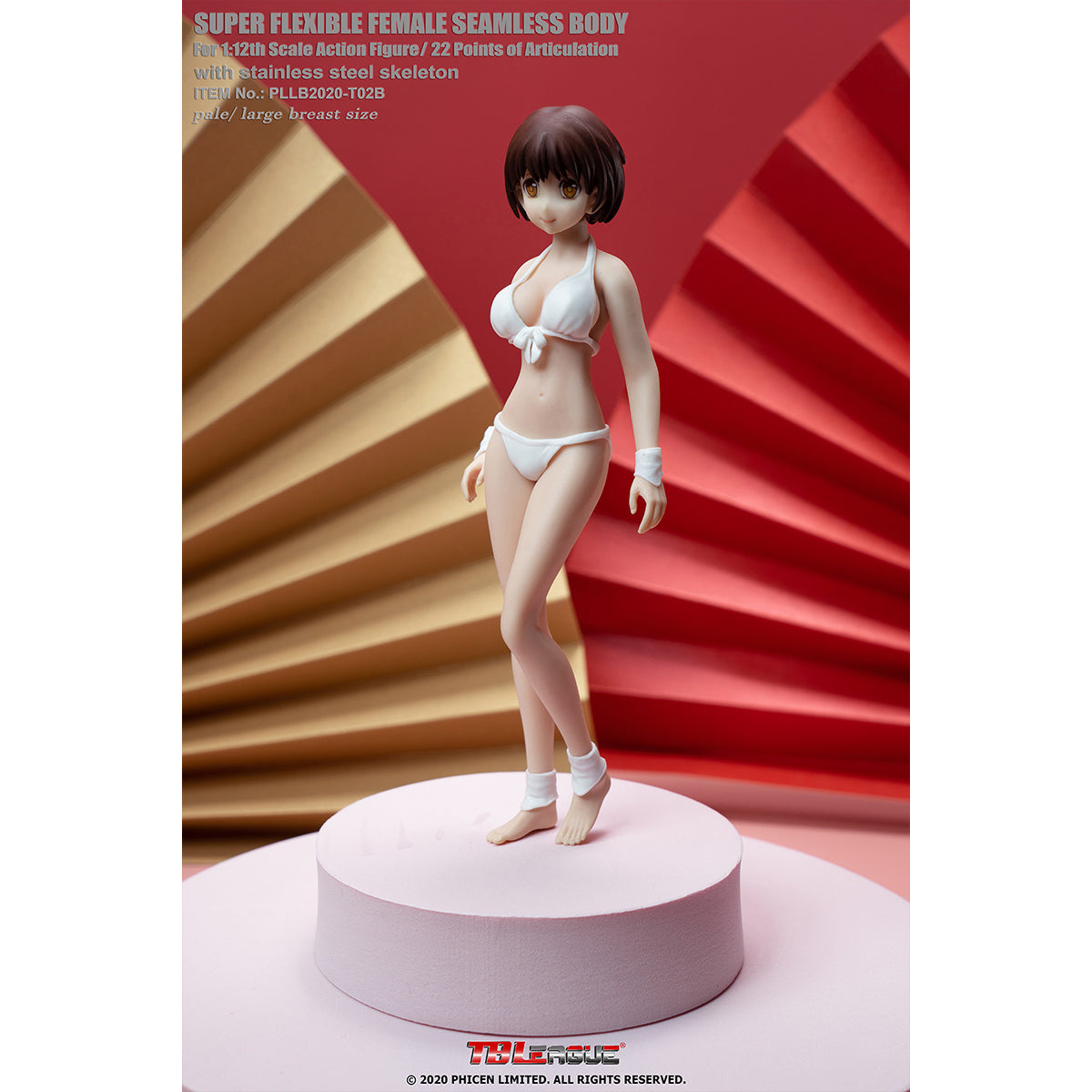 TBLeague, Seamless Steel Skeleton Female Eropean & Proportions/Anime/Asian Body Type with Head Sculpt, Action Figures Body