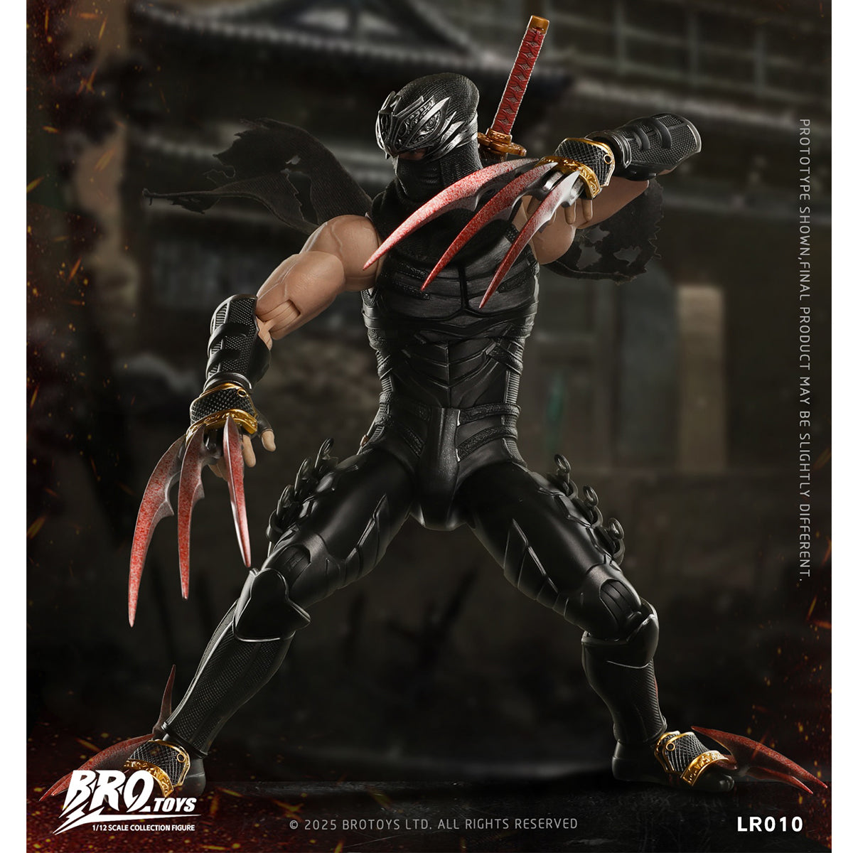 Only Shipped to the US) BROTOYS LR010 Ninja Assassin 1/12 Scale Actio