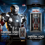 ZD Toys Marvel Avengers Iron Man Mark with Hall of Armor 2.0 Set 1/10 Scale Collectible Action Figure
