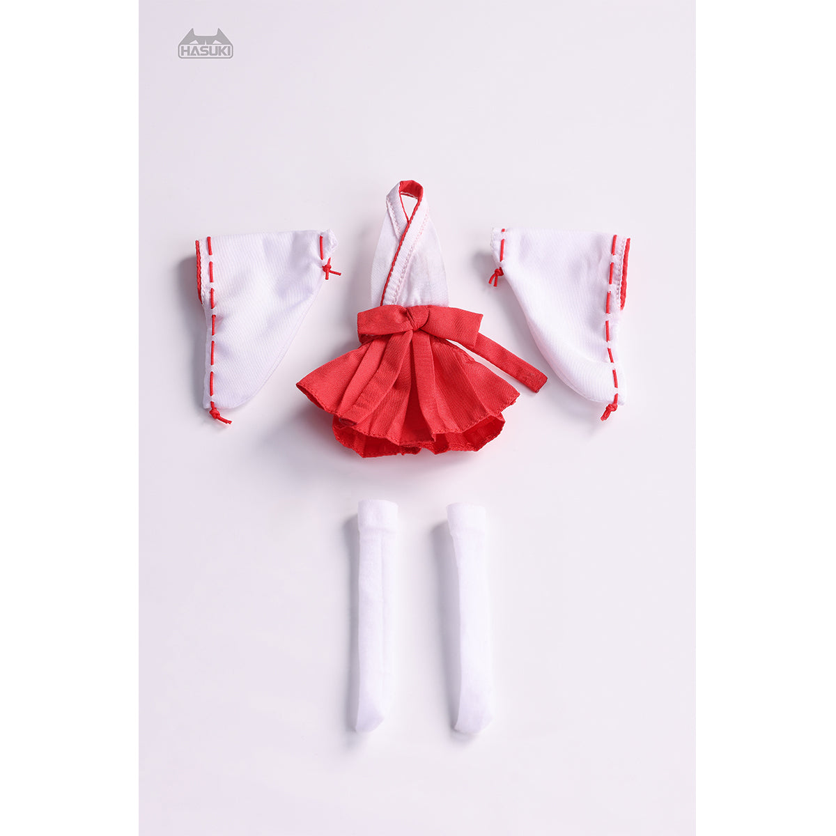 HASUKI Miko Outfit CS019 Doll Clothes Accessory 1/12 Scale Fit Action Figure