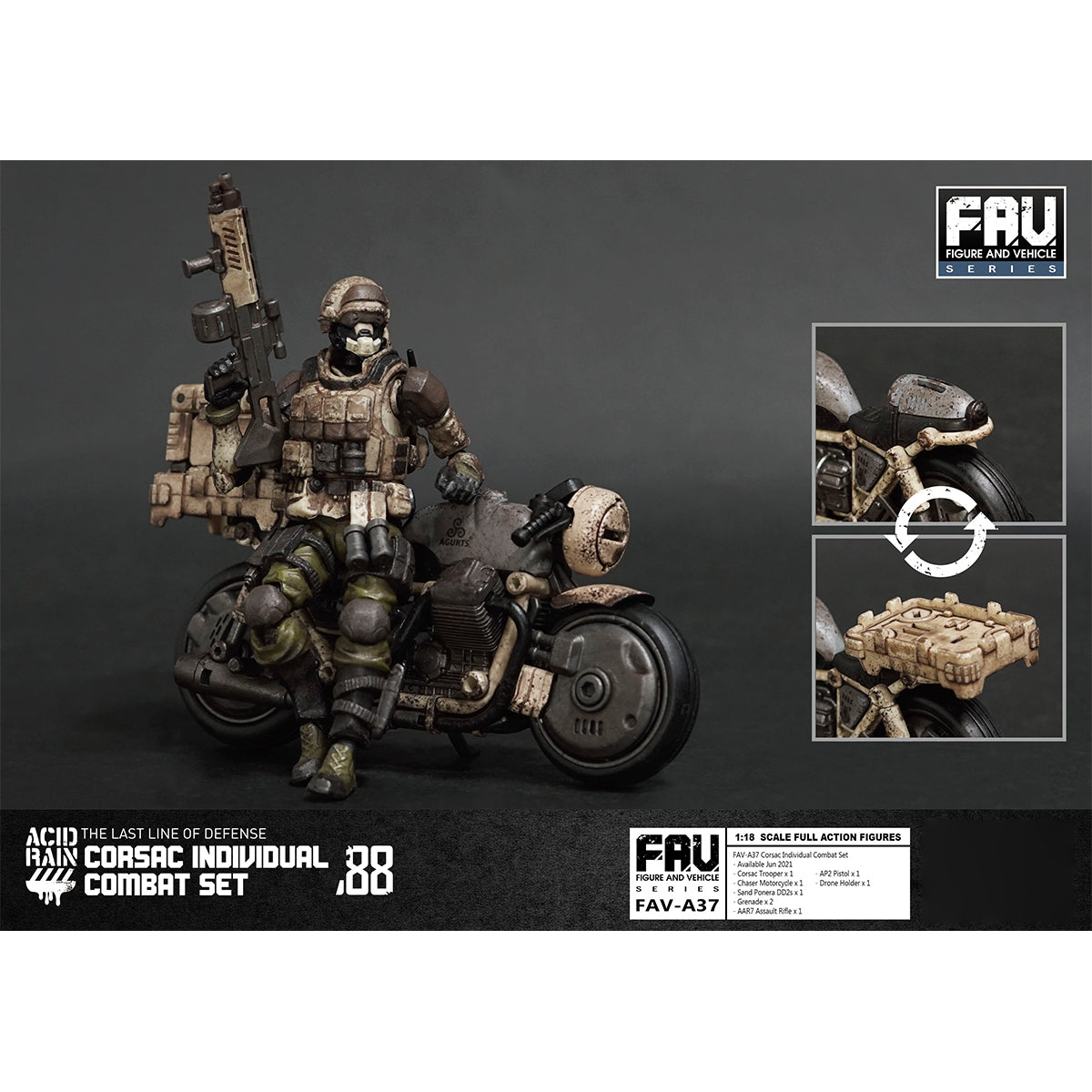 TOY ALLIANCE Acid Rain World Corsac Individual Combat Set Action Figure