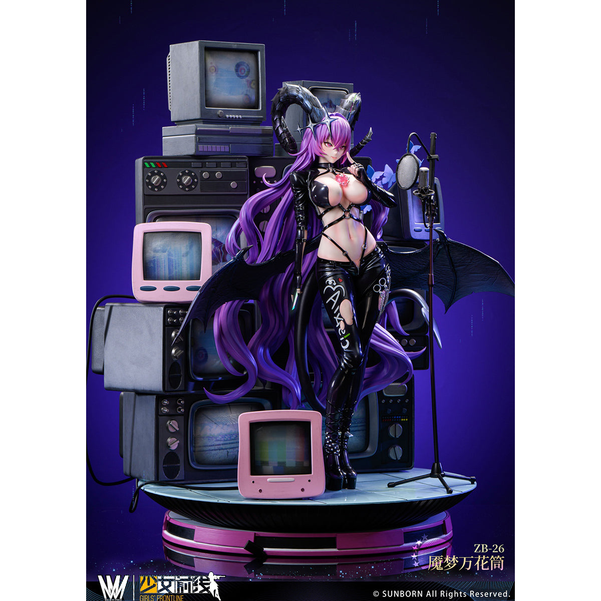 Max Milk Studio SNQX-001 Girls' Frontline Tactical Doll ZB-26 1/4 Scale Art Statue