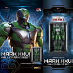 ZD Toys Marvel Avengers Iron Man Mark with Hall of Armor 2.0 Set 1/10 Scale Collectible Action Figure
