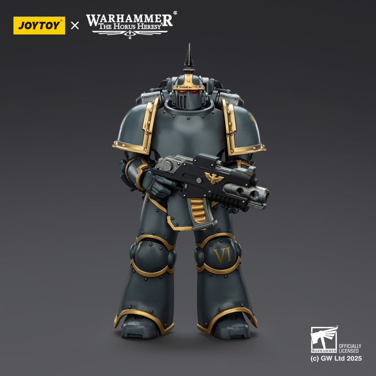 JOYTOY Warhammer Thousand Sons Sons of Horus Alpha Legion Ultramarines Space Wolves Imperial Fists Blood Angels MK lll Tactical Legionary 1/18 Scale Action Figure