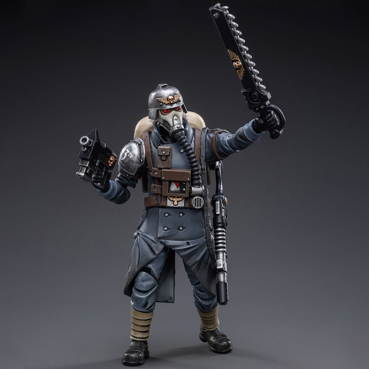 JOYTOY Warhammer 40,000 Astra Militarum Death Korps of Krieg Veteran Squad Sergeant Action Figure