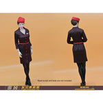 CUKE TOYS SH The Flight Attendant Set Doll Clothes Accessory Fit 1/6 Scale 12-inches Figure