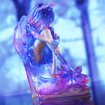 WeArtDoing Sleeping Beauty-Glass Slipper Fairies-Purple Art Statue