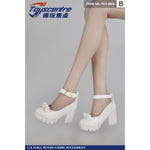 Toyscentre, Female High Heels Shoes, Doll Accessory for 12-inches Action Figurine