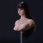 YMTOYS 1/6 Scale Figure Head Sculpt: Twin Sister Head Sculpture For 12-inch Miniature