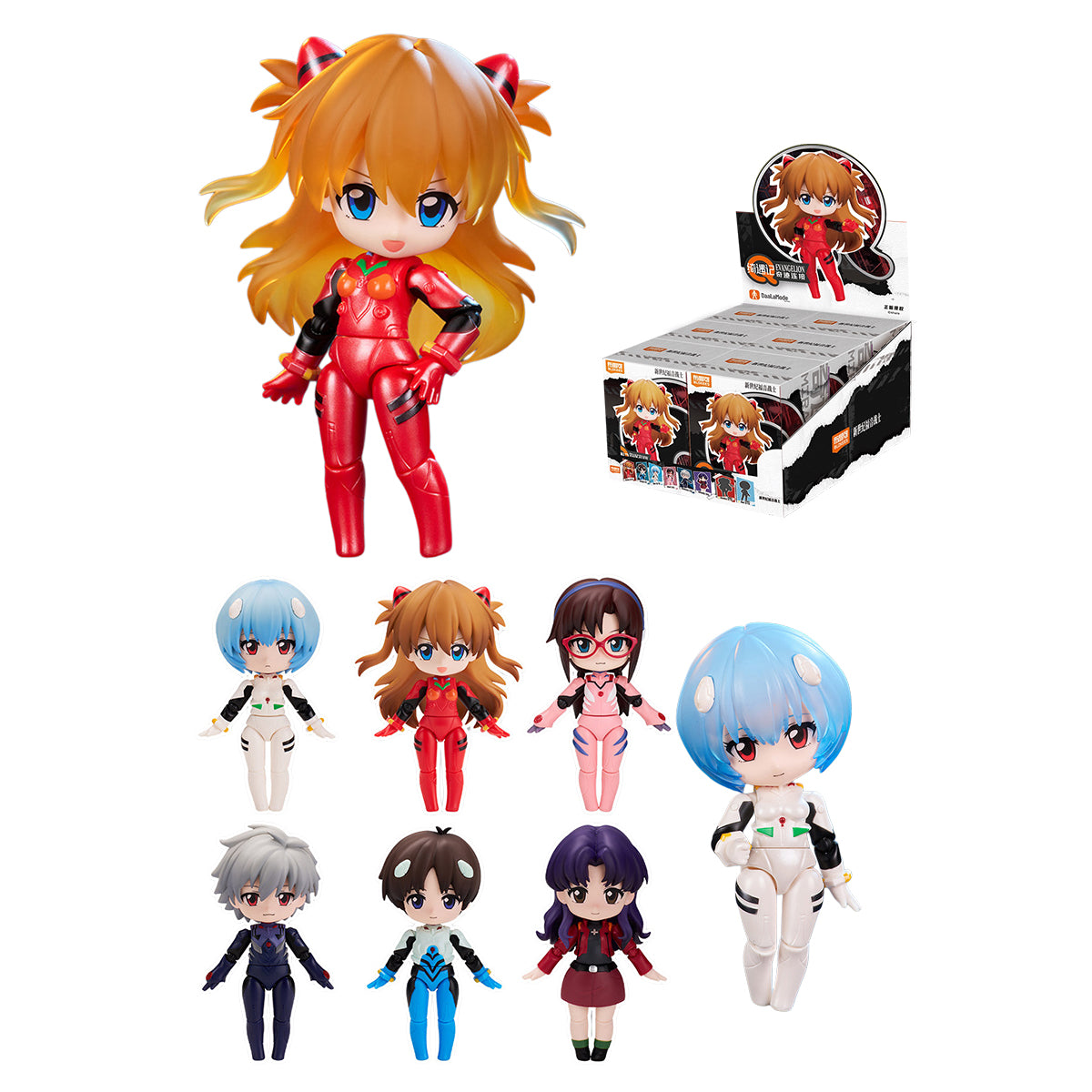 BLOKEES Qiyuji Q-Neon Genesis Evangelion Miracle Connection Blood Blind Box