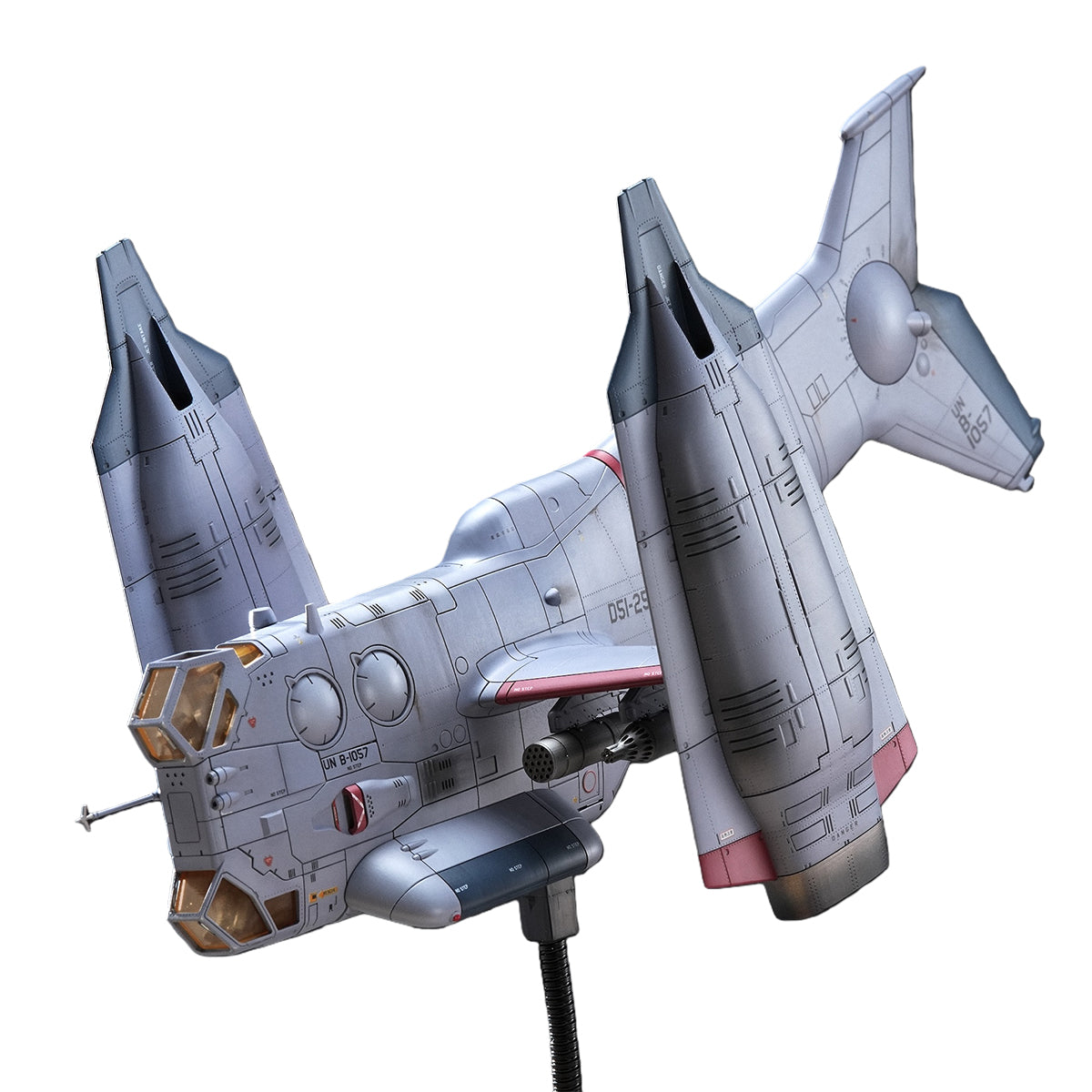 PLANETRING INDUSTRY Neon Evangelion YAGR-3B UNAF Close Air Support VTOL Aircraft 1/72 Scale