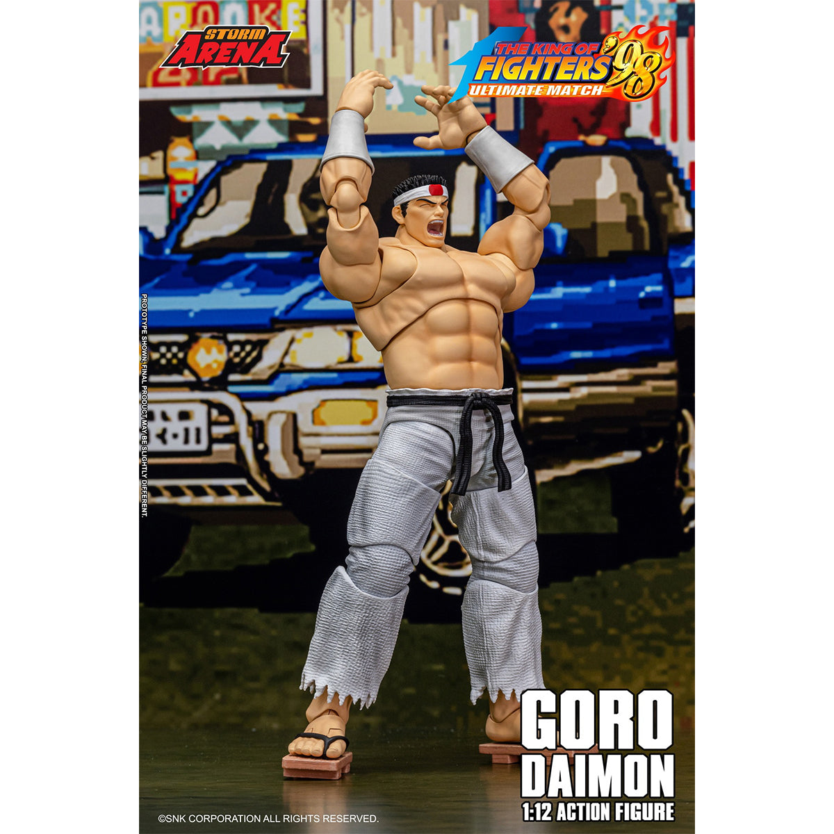 STORM ARENA The KING OF FIGHTERS’S 98UM: GORO DAIMON KFSA02 1/12 Scale Action Figure