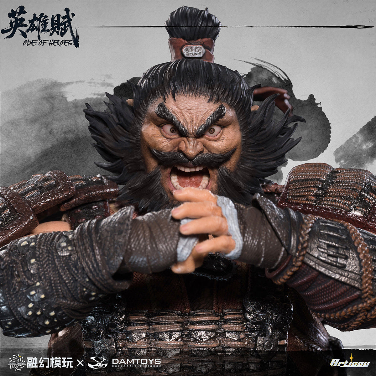FUSION FANTASY × DAMTOYS Odes of Heroes Wanfu Mokai FTOH-02 Zhang Fei 1/12 Scale Action Figure