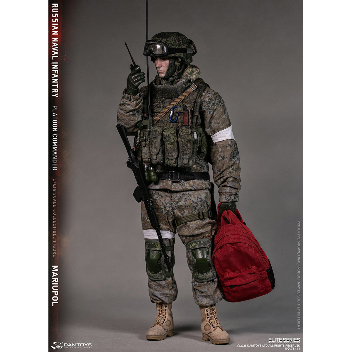 DAMTOYS NO.78111 Russian Naval Infantry Commander Mariupol 1/6 Scale Action Figure