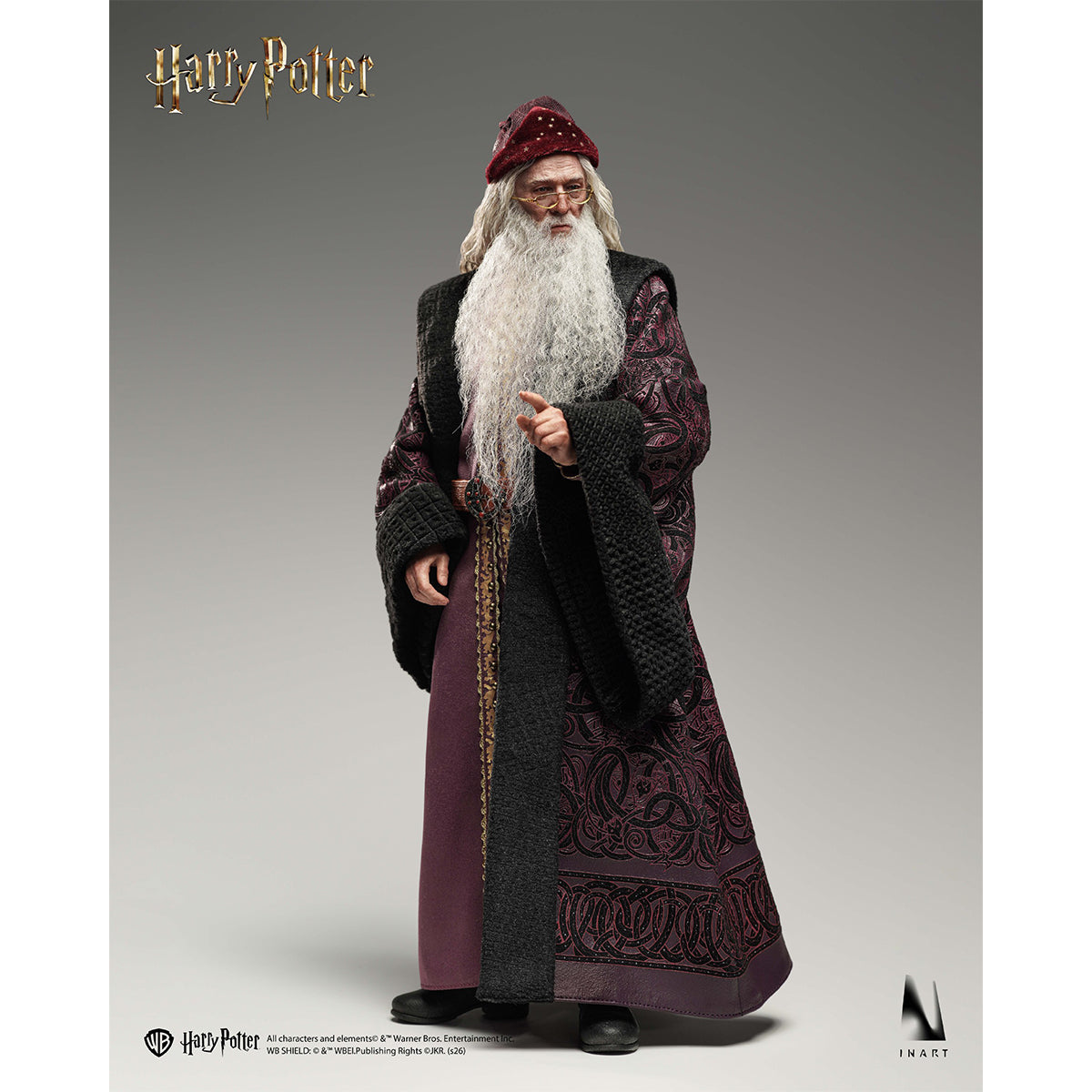 INART Harry Potter and the Chamber of Secrets InArt Albus Dumbledore 1/6 Scale Action Figure Set