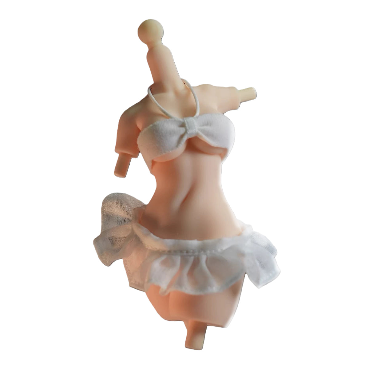 CHENJI CRAFT White Bikini (Size L) 1/12 Scale Doll Clothes Accessory Fit Action Figure