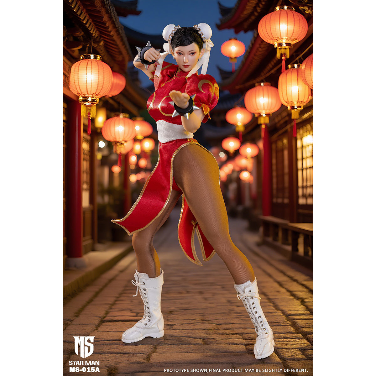 STAR MAN, Female fighter Chun-li, Action Figures