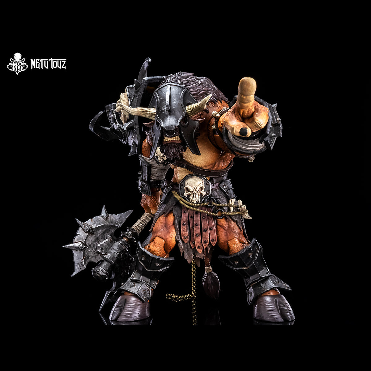 Metytoyz Adventurer World Minotaur Gladiator Mokhal Angry Horn Action Figure