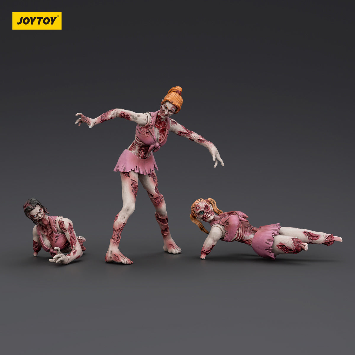 (Only Shipped to the US) JOYTOY 1/25 Dark Source Zombie Figure CheerLeaders JT01574 Action Figures