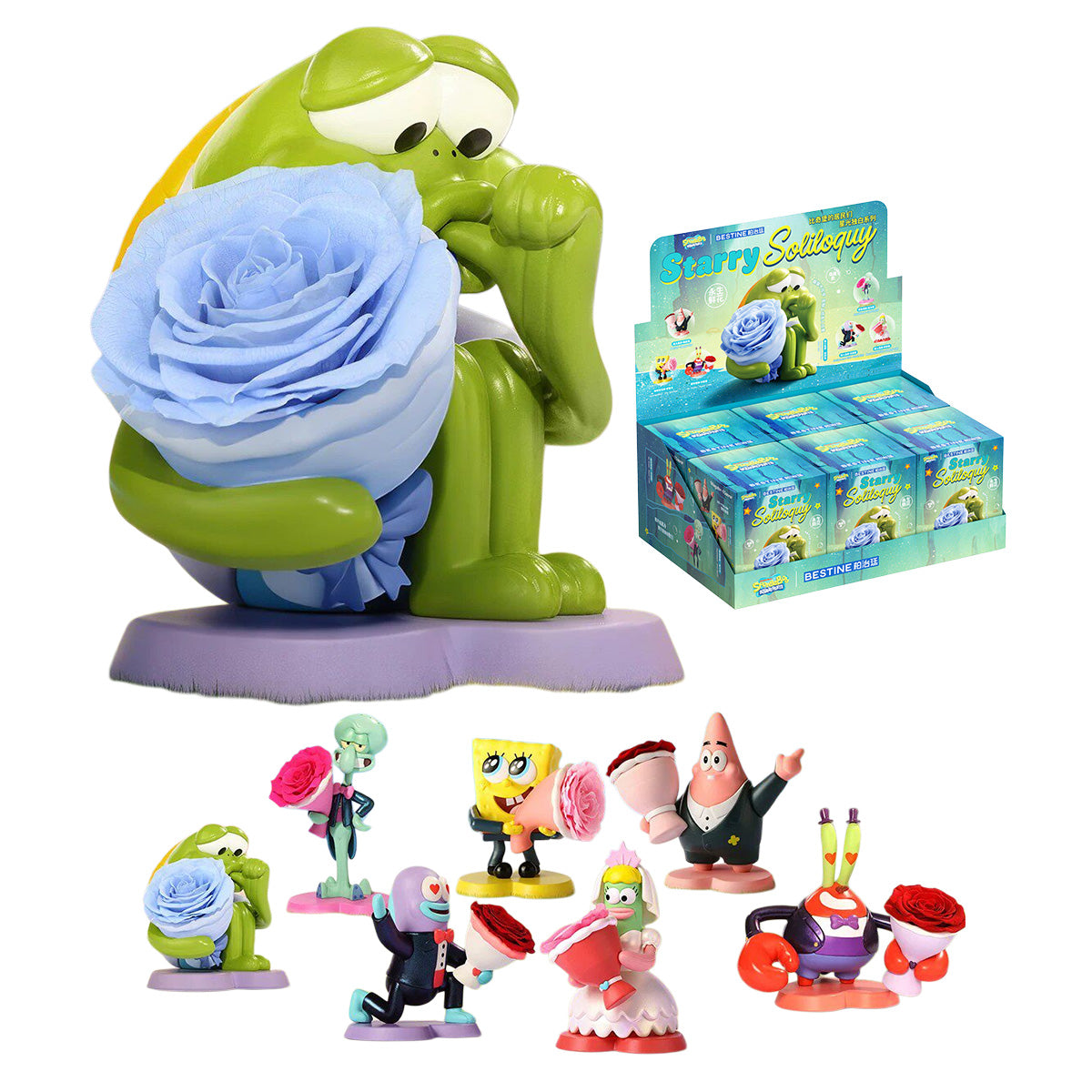BESTINE SpongeBob SquarePants Bikini Bottom Residents: Starlight Monologue Series Blind Box (1 Random)