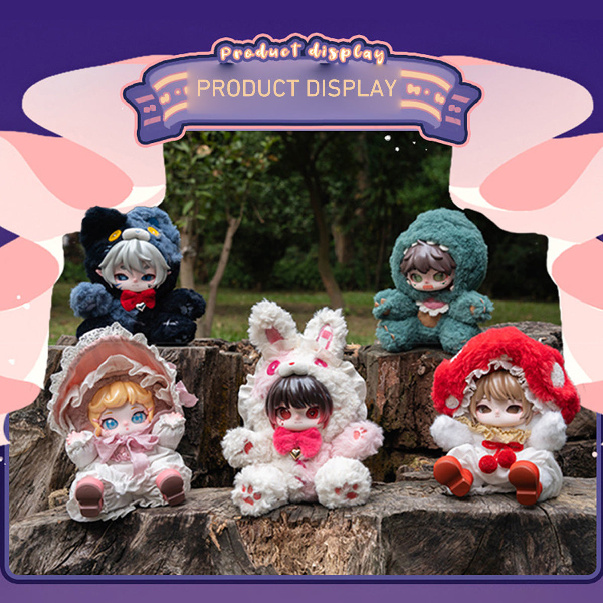 HEWAN CULTURE ANTOO Lost Paradise Series HW-MR01 Plush Blind Box