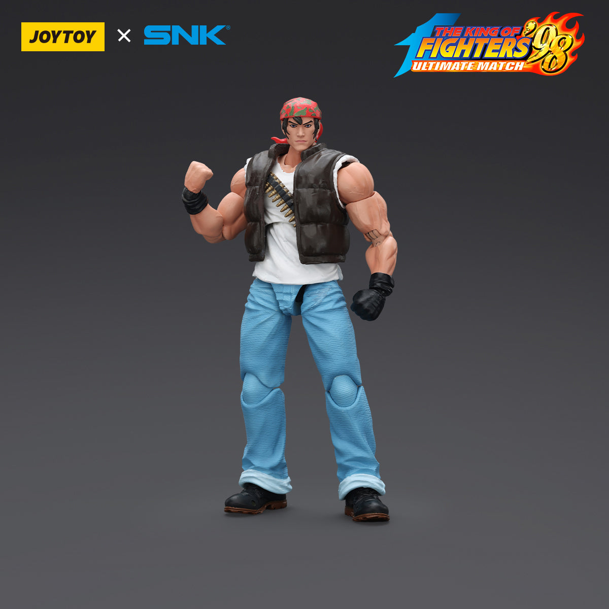 JOYTOY, SNK KOF'98UM Ikari Warriors Team, Clark Still/Ralf Jones/Leona