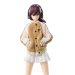HASUKI Baseball Jacket and Pleated Skirt Set 1/12 Scale Mecha Lady Clothing Pack CS014 Doll Clothes Accessory Fit Action Figure