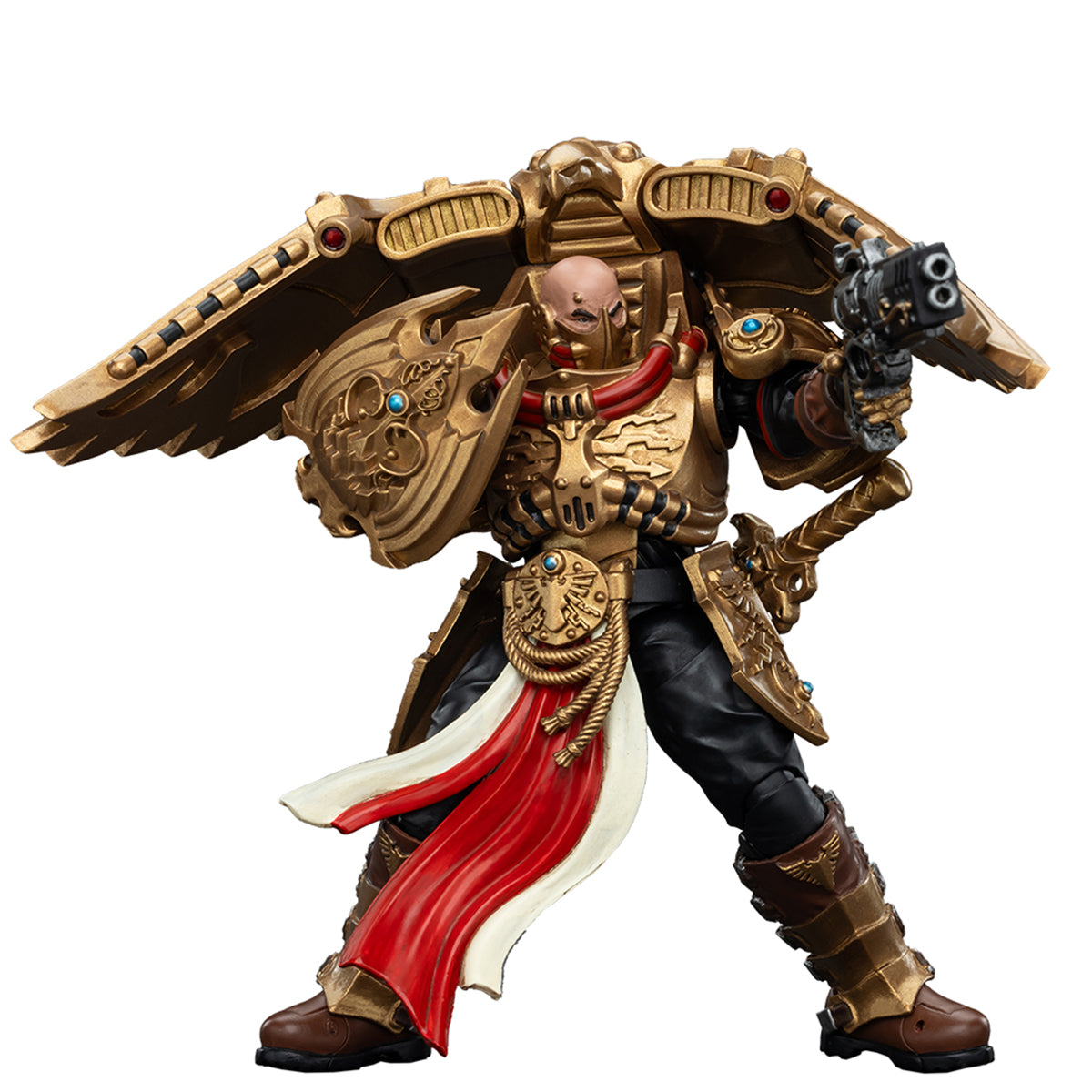 (Only Shipped to the US) JOYTOY 1/18 Legio Custodes JT00782 Custodian Venatari Squad Venatari with Kenetic Destroyer 2 Action Figures