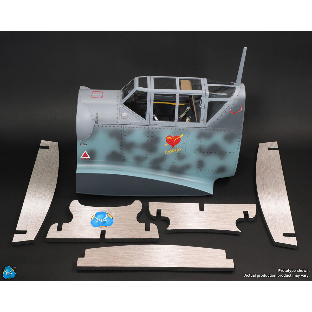 DID D80190 WWII Luftwaffe Ace Pilot Erich Hartmann with Fighter Cockpit Scene 1/6 Scale Action Figure