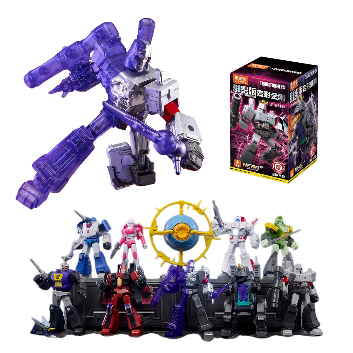 Blokees 71109 Transformers Galaxy Ver. Wave 9 The Darkest Hour Blind Box Figure