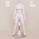 PDTOYS Seamless Platinum Silicone Standard Female Body S402 Detachable Hands and Feet Pale Skin with Body Makeup