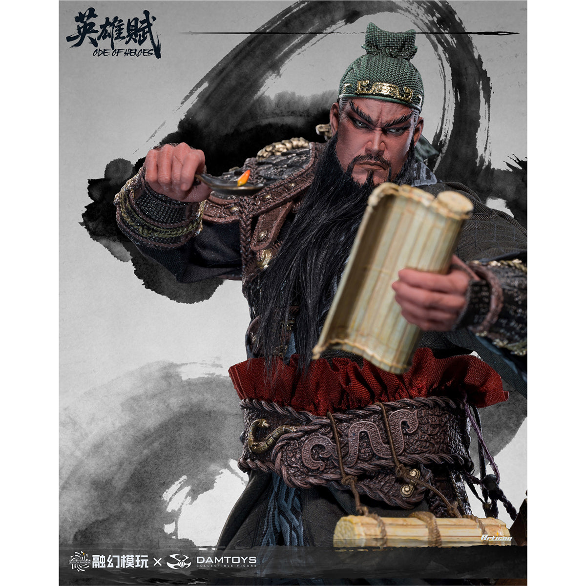 FUSION FANTASY × DAMTOYS Odes of Heroes Zhongyi Wushuang FTOH-03 Guan Yu 1/12 Scale Action Figure