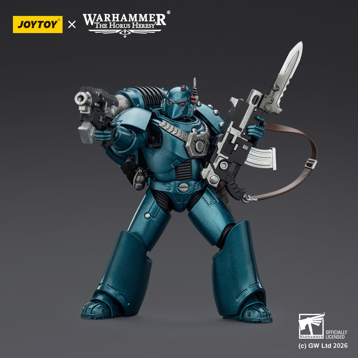 JOYTOY Warhammer 40,000 Thousand Sons & Space Wolves & Sons of Horus & Alpha Legion & Blood Angels & Imperial Fist & Ultramarines MKVI Tactical Legionary 1/18 Scale Action Figure