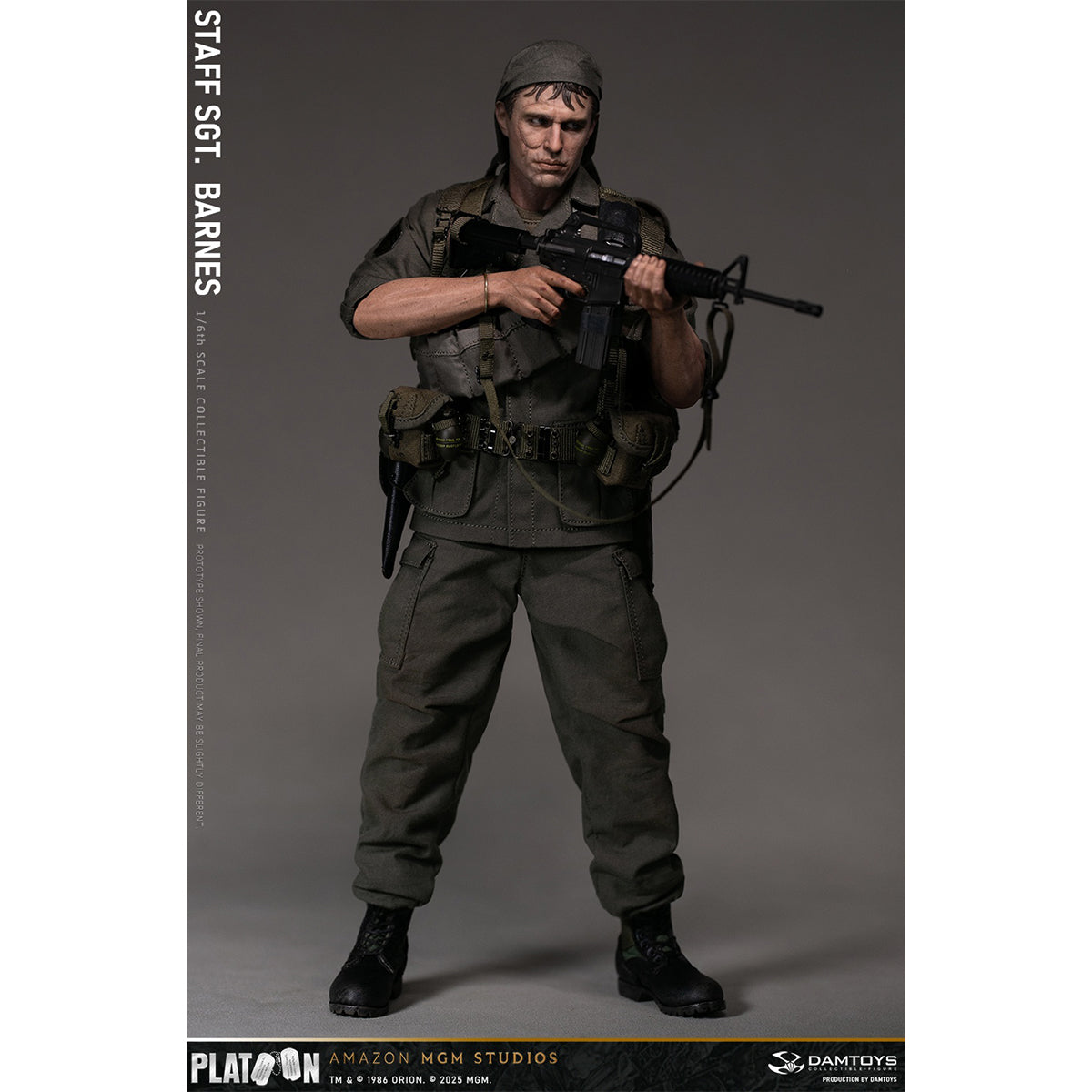 DAMTOYS NO.DMS045 Field Platoon U.S. Army Sergeant Barnes (Vietnam) 1/6 Scale Action Figure