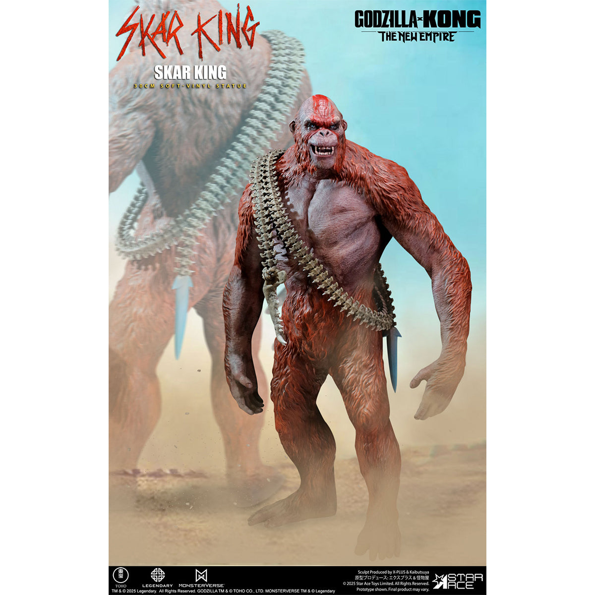 STAR ACE Toys Godzilla vs. Kong: The New Empire - Skar King Action Figure