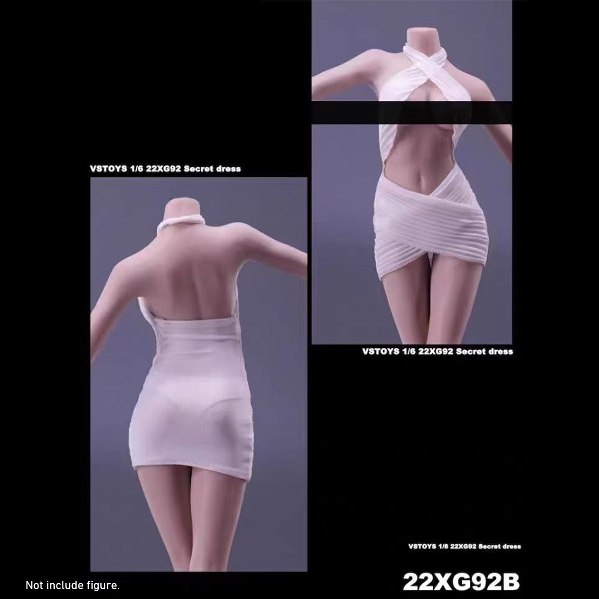 SEIS SUPERESTRELLAS Vestido de Victoria's Secret para figuras de acción