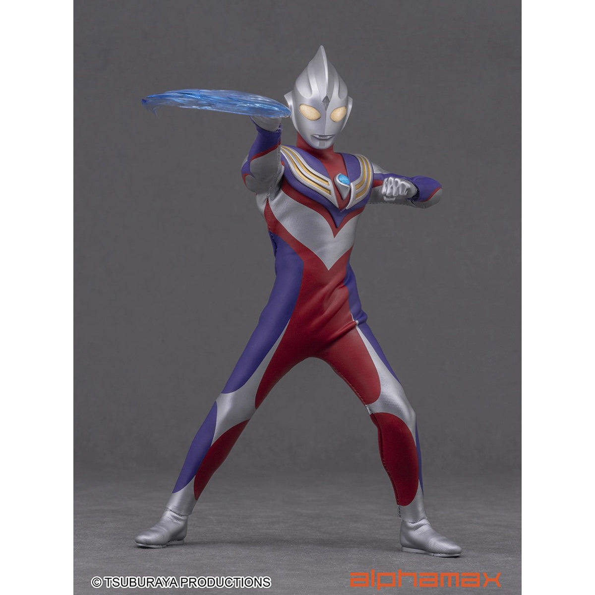 Alphamax Ultraman Tiga 2.0 Pre-Painted Action Figure | Effects & Base